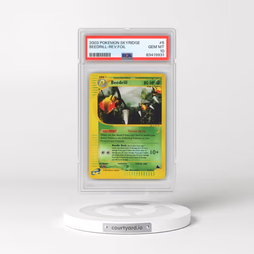 2003 Pokémon Skyridge #5 Beedrill - Reverse Foil (PSA 10 GEM MINT)