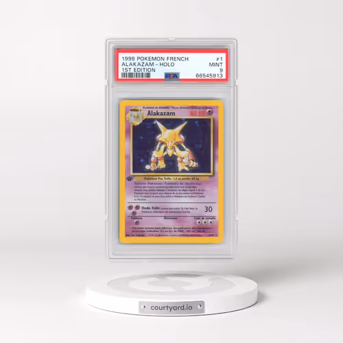 1999 Pokémon #1 Alakazam - 1st Edition Holo (PSA 9 MINT)
