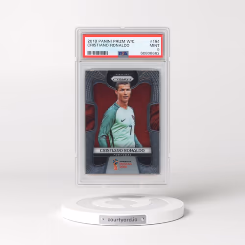 2018 Panini Prizm World Cup #154 Cristiano Ronaldo (PSA 9 MINT)