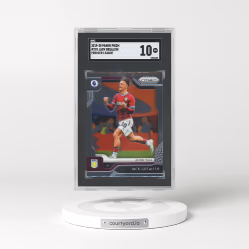 2019 Panini Prizm Premier League #270 Jack Grealish (SGC 10 GEM MINT)