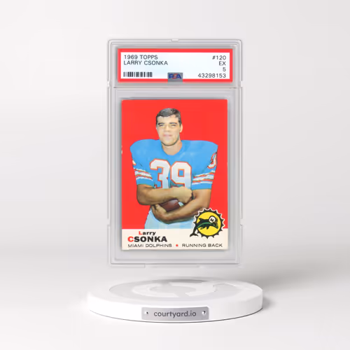 1969 Topps #120 Larry Csonka (PSA 5 EX)