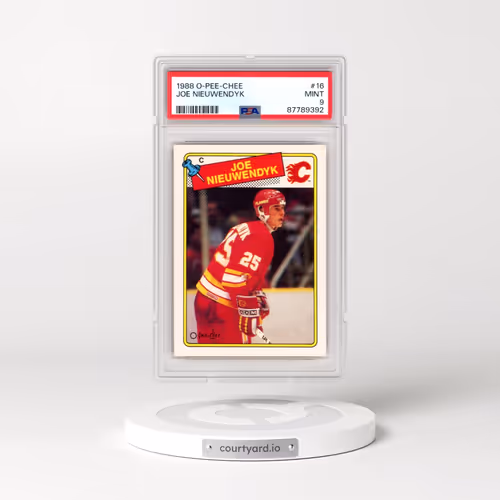 1988 O-Pee-Chee #16 Joe Nieuwendyk (PSA 9 MINT)
