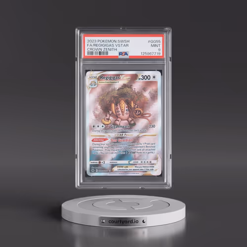 2023 Pokémon Sword and Shield Crown Zenith #GG55 Regigigas Vstar - Full Art (PSA 9 MINT)