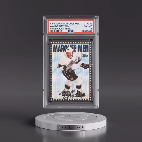 1995 Topps Marquee Men Power Boosters #375 Wayne Gretzky (PSA 8 NM-MT)