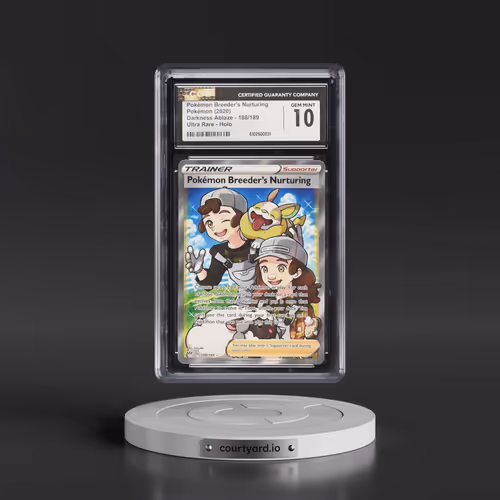 2020 Darkness Ablaze #188/189 Pokémon Breeder's Nurturing - Ultra Rare Holo (CGC 10 GEM MINT)