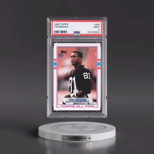 1989 Topps #265 Tim Brown (PSA 9 MINT)