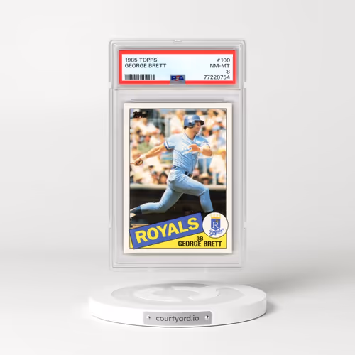 1985 Topps #100 George Brett (PSA 8 NM-MT)