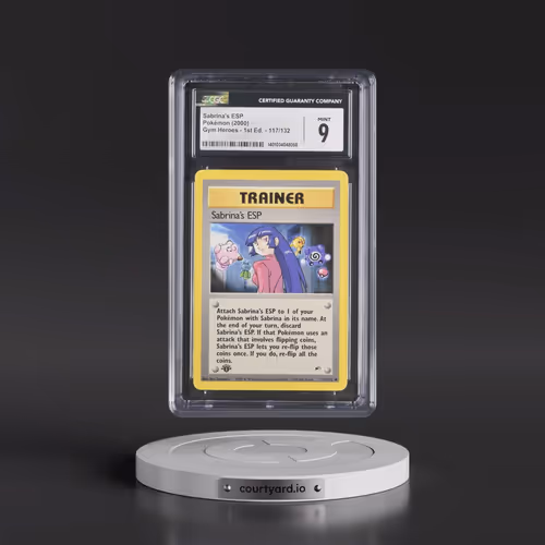 2000 Gym Heroes #117/132 Sabrina's ESP - 1st Edition 1st Edition (CGC 9 MINT)