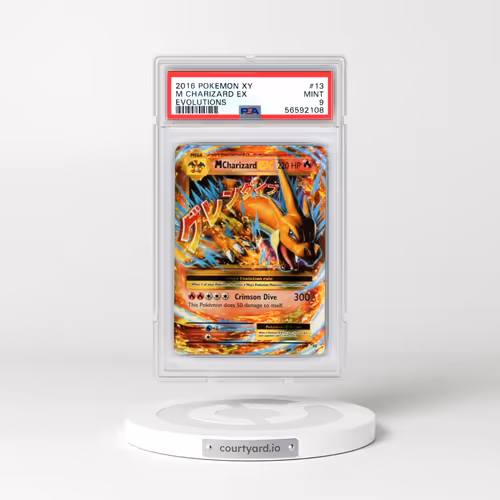 2016 Pokémon XY Evolutions #13 M Charizard EX - Holo (PSA 9 MINT)