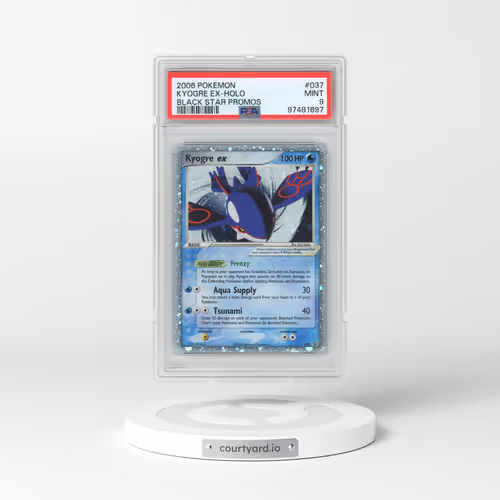 2006 Pokémon Black Star Promos #037 Kyogre EX - Holo Holo (PSA 9 MINT)
