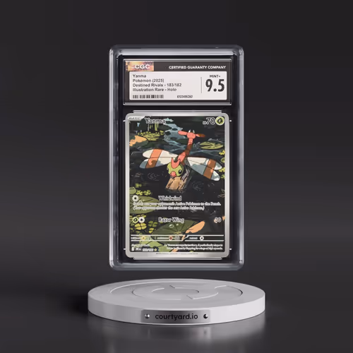 2025 Pokémon Dri EN-Destined Rivals #183 Yanma - Illustration Rare (CGC 9.5 MINT+)