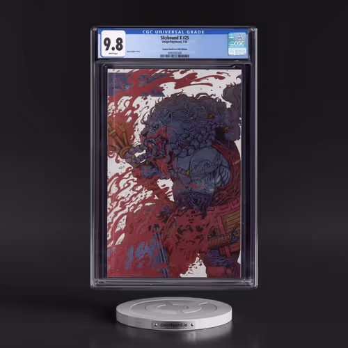 Skybound X #25 CGC 9.8 White Pages (Image/Skybound, 7/22) - Universal Comics Vault Live Foil Edition