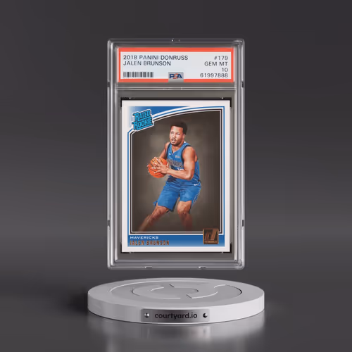2018 Panini Donruss #179 Jalen Brunson (PSA 10 GEM MINT)