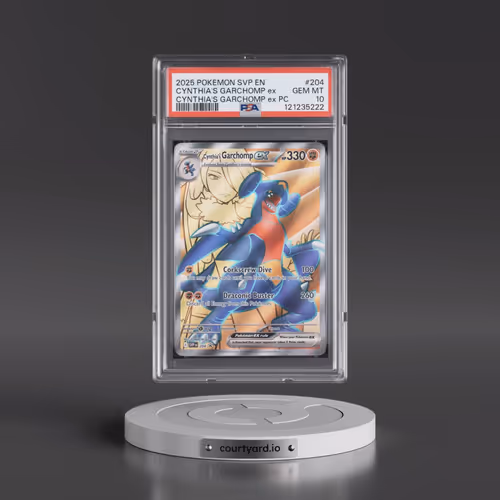 2025 Pokémon Svp EN-SV Black Star Promo #204 Cynthia's Garchomp EX - Holo Cynthia's Garchomp EX Prem