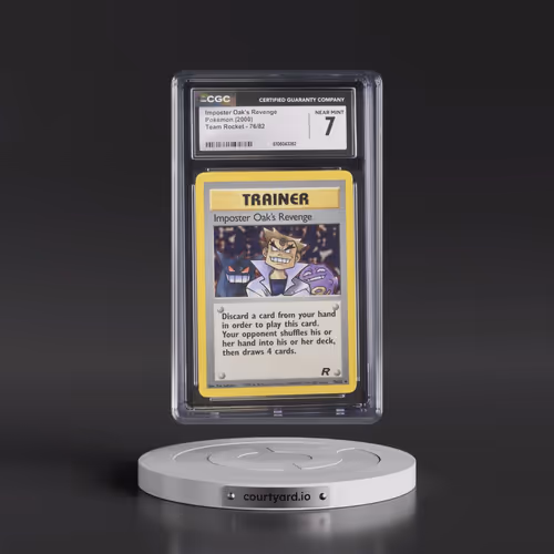 1999 Team Rocket #76/82 Imposter Oak's Revenge (CGC 7 NM)