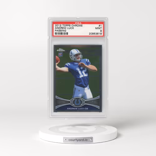 2012 Topps Chrome #1 Andrew Luck - Passing (PSA 9 MINT)