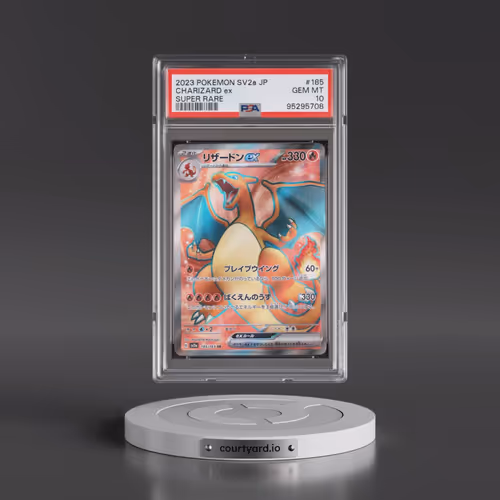2023 Pokémon Sv2a-Pokémon 151 #185 Charizard EX - Holo Super Rare (PSA 10 GEM MINT)