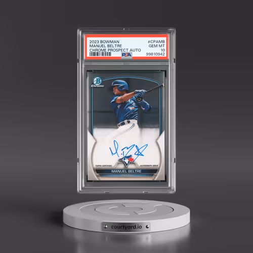 2023 Bowman Chrome Prospect Autographs #CPAMB Manuel Beltre (PSA 10 GEM MINT)
