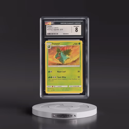 2017 Shining Legends #2/73 Ivysaur (CGC 8 NM-MT)