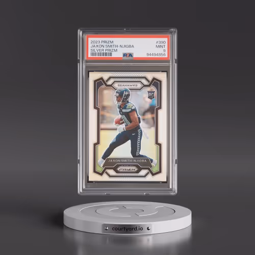 2023 Panini Prizm #390 Jaxon Smith-Njigba - Silver Prizm (PSA 9 MINT)