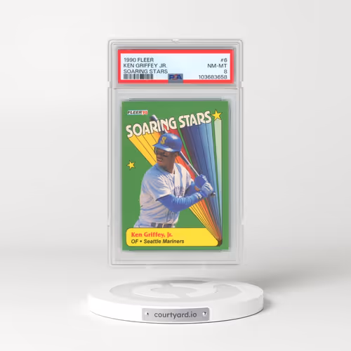 1990 Fleer Soaring Stars #6 Ken Griffey Jr (PSA 8 NM-MT)