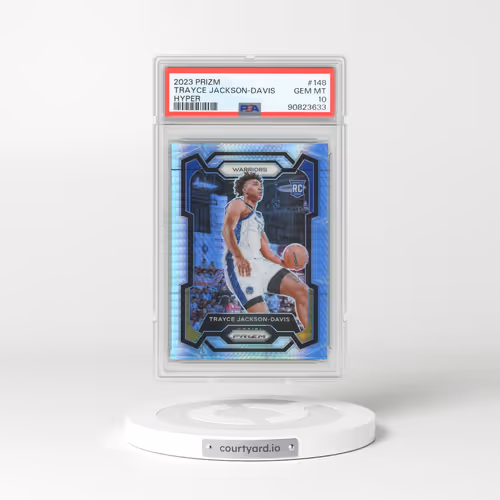 2023 Panini Prizm #148 Trayce Jackson-Davis - Hyper Prizm (PSA 10 GEM MINT)