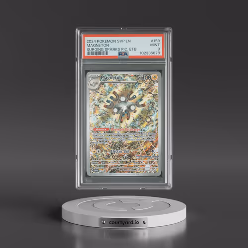 2024 Pokémon Svp EN-SV Black Star Promo #159 Magneton - Surging Sparks Pokemon Center Elite Trainer Box (PSA 9 MINT)