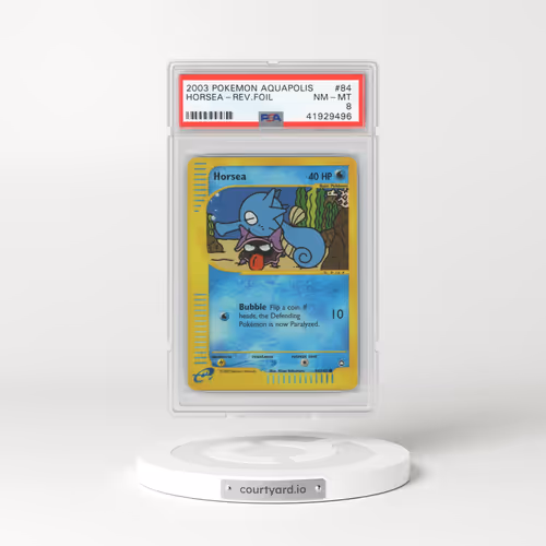 2003 Aquapolis #84 Horsea - Holo (PSA 8 NM-MT)