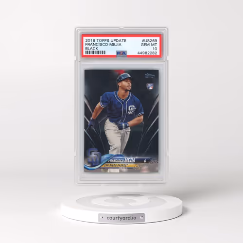 2018 Topps Update #US269 Francisco Mejia - Black (PSA 10 GEM MINT)