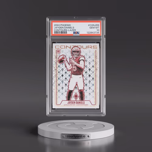 2024 Panini Phoenix Contours #CONJDS Jayden Daniels - Lazer (PSA 10 GEM MINT)