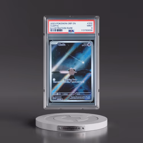 2023 Pokémon Obf EN-Obsidian Flames #202 Cleffa - Illustration Rare (PSA 9 MINT)