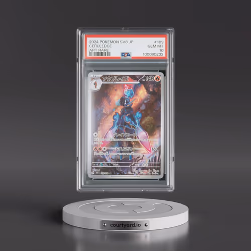 2024 Pokémon SV8-Super Electric Breaker #109 Ceruledge - Art Rare (PSA 10 GEM MINT)