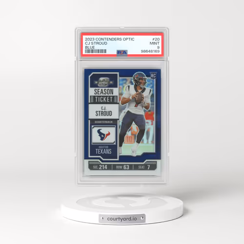2023 Panini Contenders Optic #20 CJ Stroud - Blue (PSA 9 MINT)