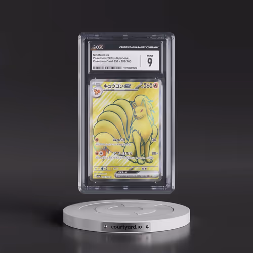 2023 Pokémon Card 151 #188/165 Ninetales ex - Super Rare Holo (CGC 9 MINT)