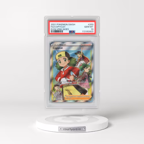 2021 Pokémon Sword & Shield Evolving Skies #200 Copycat - Full Art (PSA 10 GEM MINT)