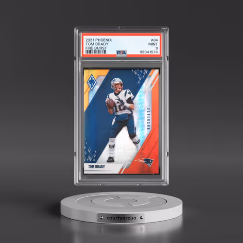 2021 Panini Phoenix #84 Tom Brady - Fire Burst (PSA 9 MINT)