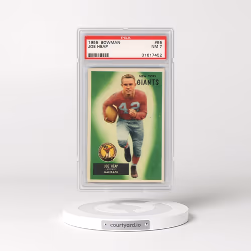 1955 Bowman #55 Joe Heap (PSA 7 NM)