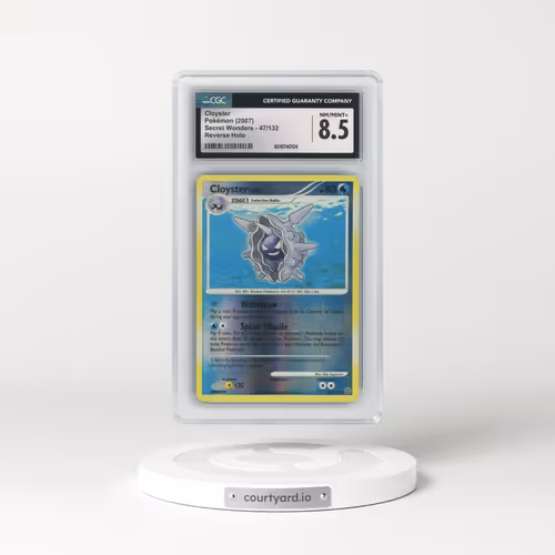 2007 Secret Wonders #47/132 Cloyster - Reverse Holo (CGC 8.5 NM-MT+)