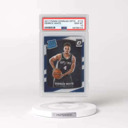2017 Panini Donruss Optic #172 Derrick White (PSA 10 GEM MINT)