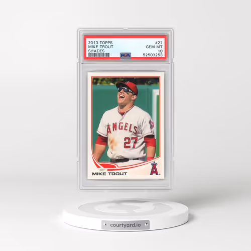 2013 Topps #27 Mike Trout - Shades (PSA 10 GEM MINT)