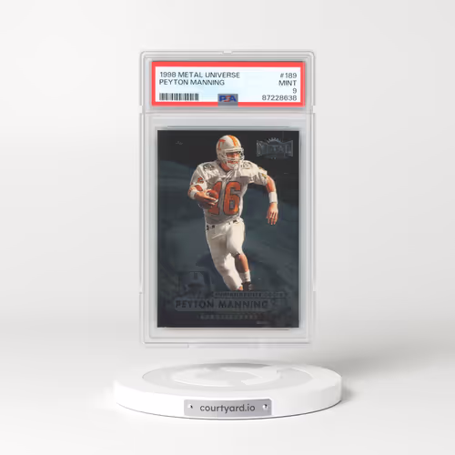 1998 Metal Universe #189 Peyton Manning (PSA 9 MINT)