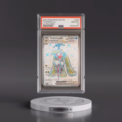2023 Pokémon Par EN-Paradox Rift #220 Tsareena EX - Holo Ultra Rare (PSA 10 GEM MINT)