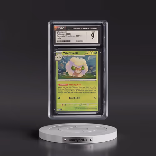 2024 Prismatic Evolutions - PRE EN #008/131 Whimsicott - Holo (CGC 9 MINT)