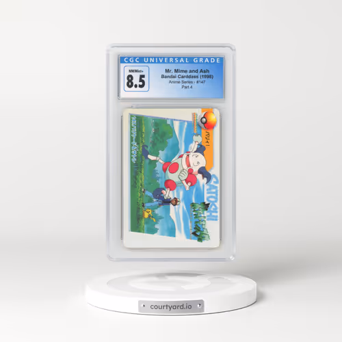 1998 Anime Series #147 Mr. Mime and Ash - Part 4 (CGC 8.5 NM-MT+)