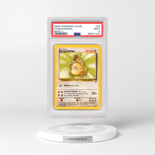 2000 Pokémon Game Base II #26 Kangaskhan (PSA 9 MINT)