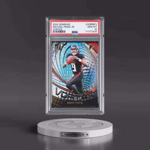 2024 Panini Donruss Vortex #VORMPJ Michael Penix Jr. (PSA 10 GEM MINT)