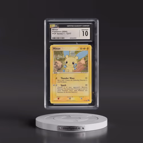 2004 POP Series 1 #12/17 Minun (CGC 10 GEM MINT)