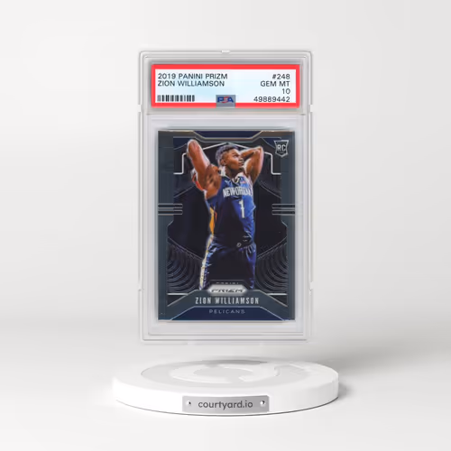 2019 Panini Prizm #248 Zion Williamson (PSA 10 GEM MINT)