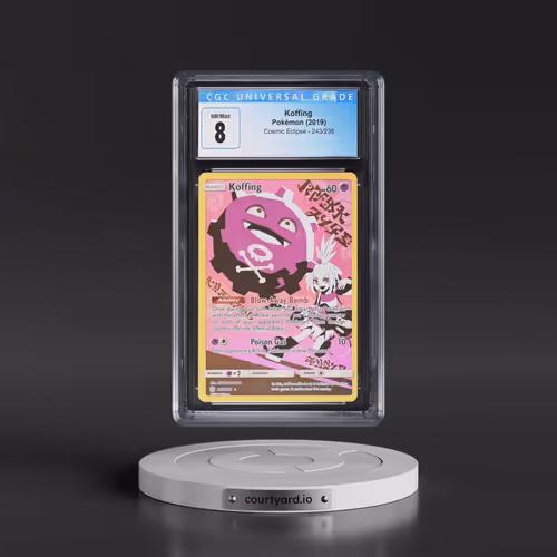 2019 Cosmic Eclipse #243/236 Koffing - Secret Rare Holo (CGC 8 NM-MT)