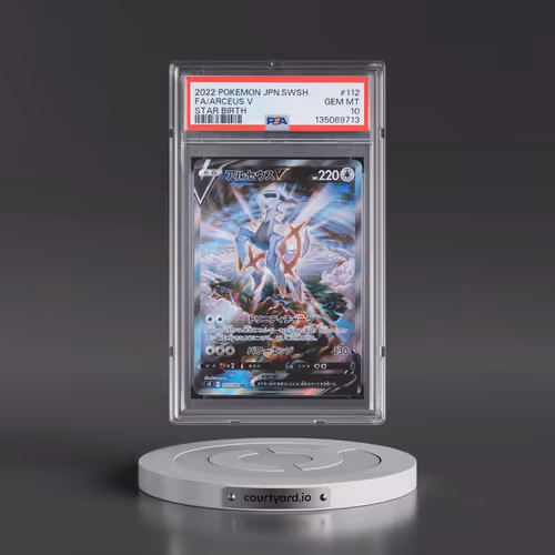 2022 Pokémon Sword & Shield Star Birth #112 Arceus V - Holo Full Art (PSA 10 GEM MINT)